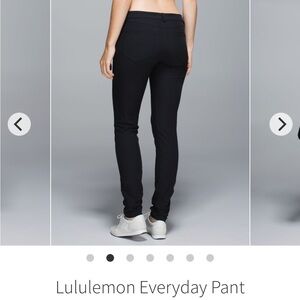 lululemon athletica Everyday Black Pant